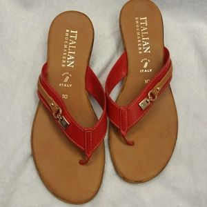 ITALIAN shoemakers flip flops